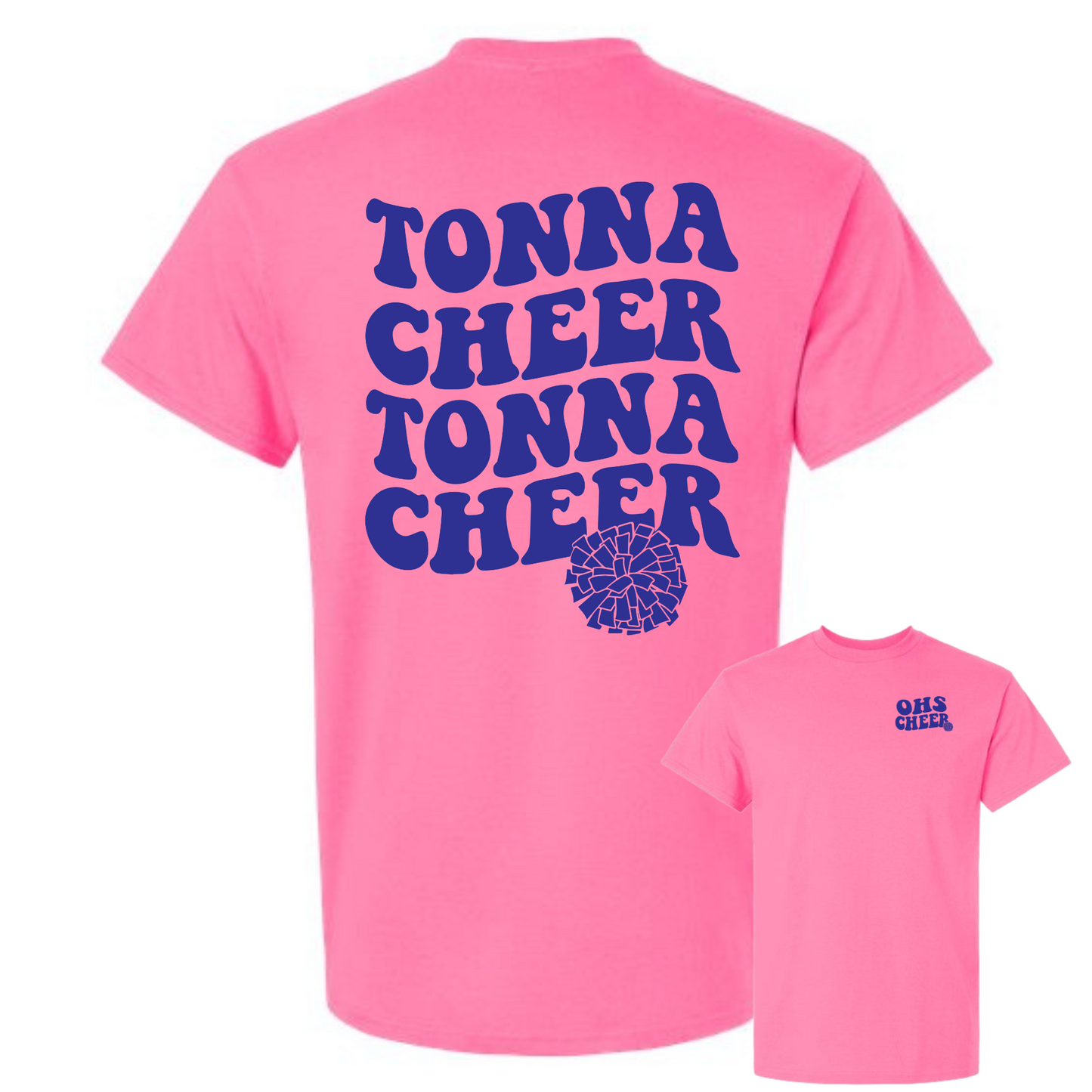 OHS Cheer Tee- Pink
