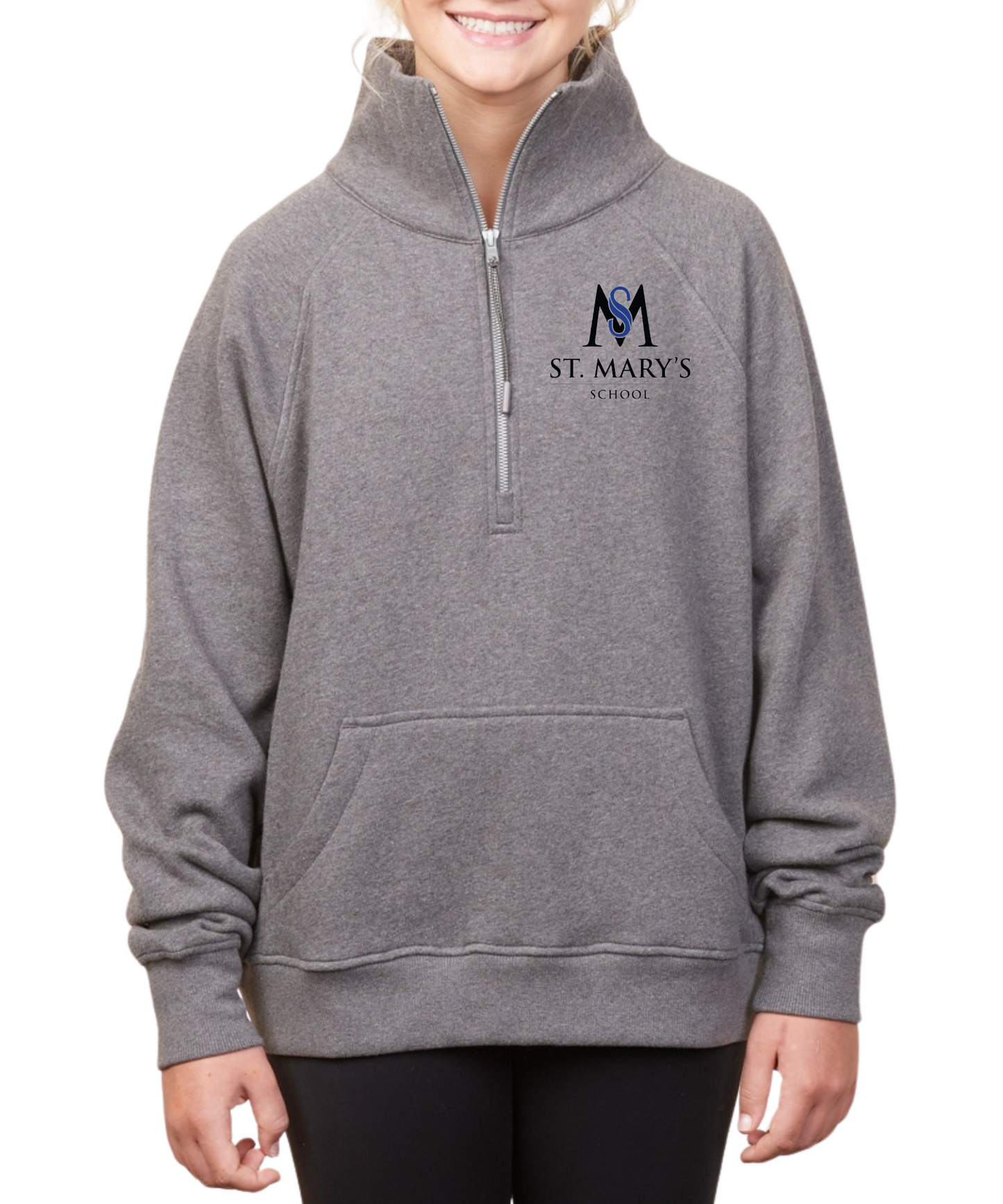 St Mary's Half Zip Scooba Sweatshirt