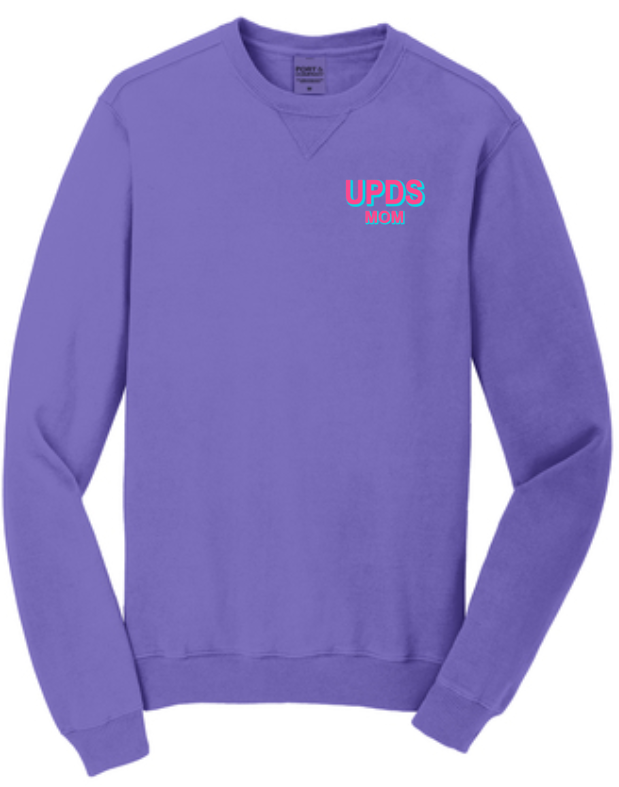 UPDS Mom- Embroidered Crew