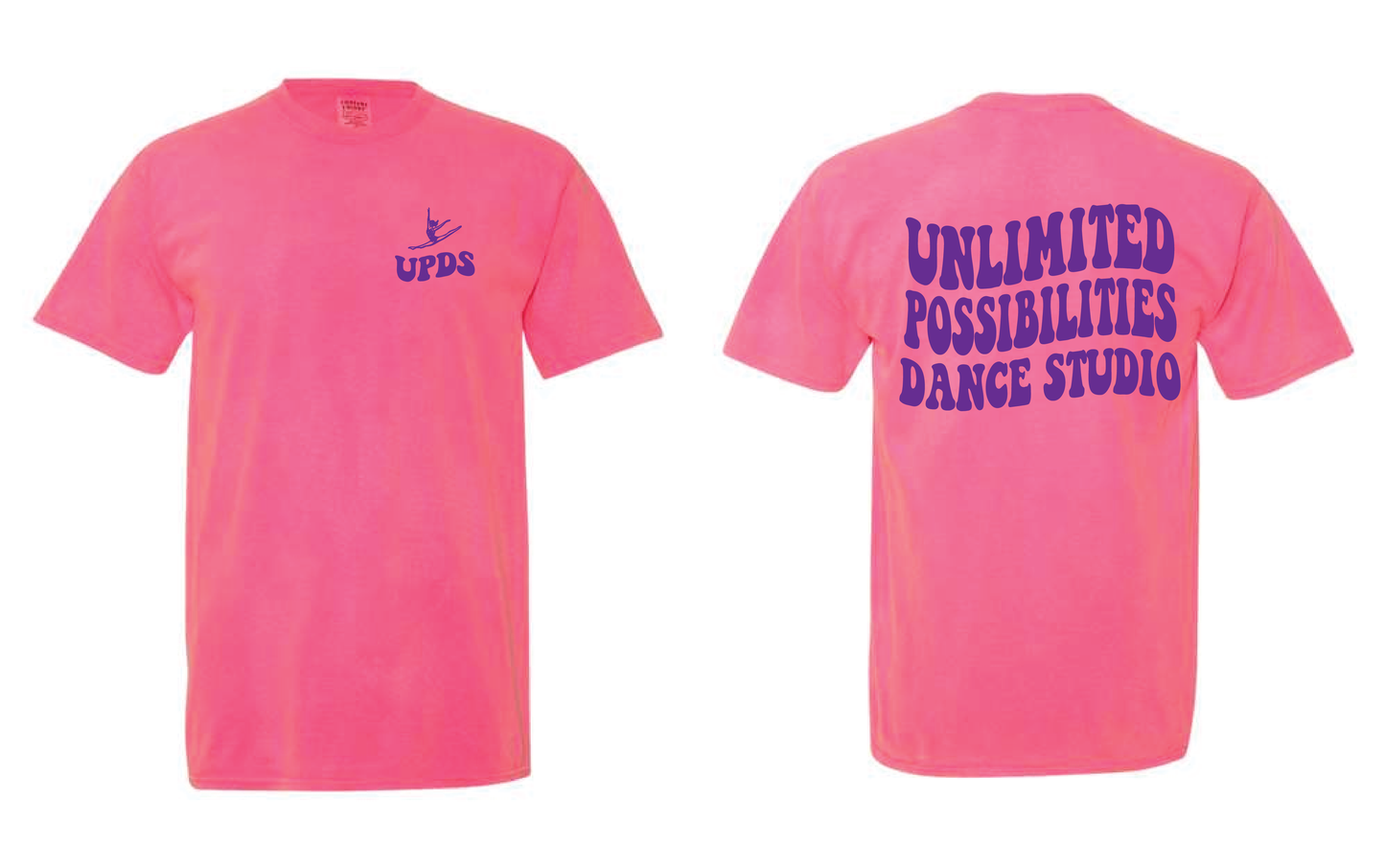 UPDS Tee- Hot Pink