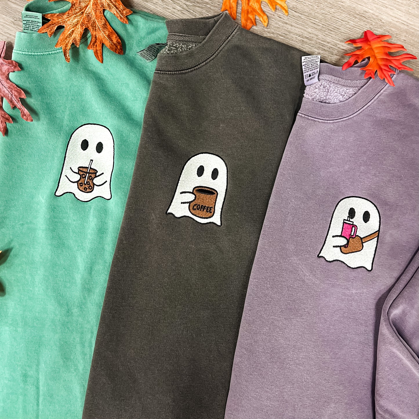 Iced Coffee Ghost Crew - 5 color options