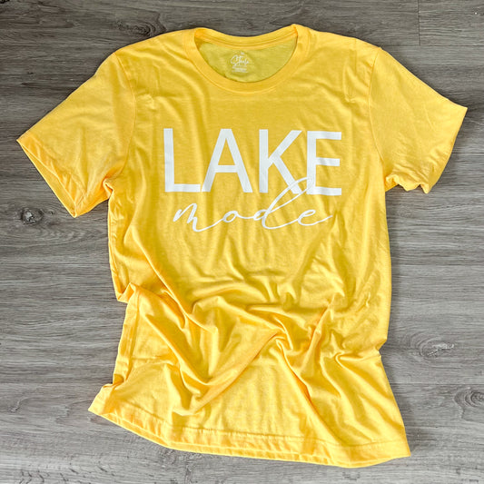 Lake Mode Tee- Yellow