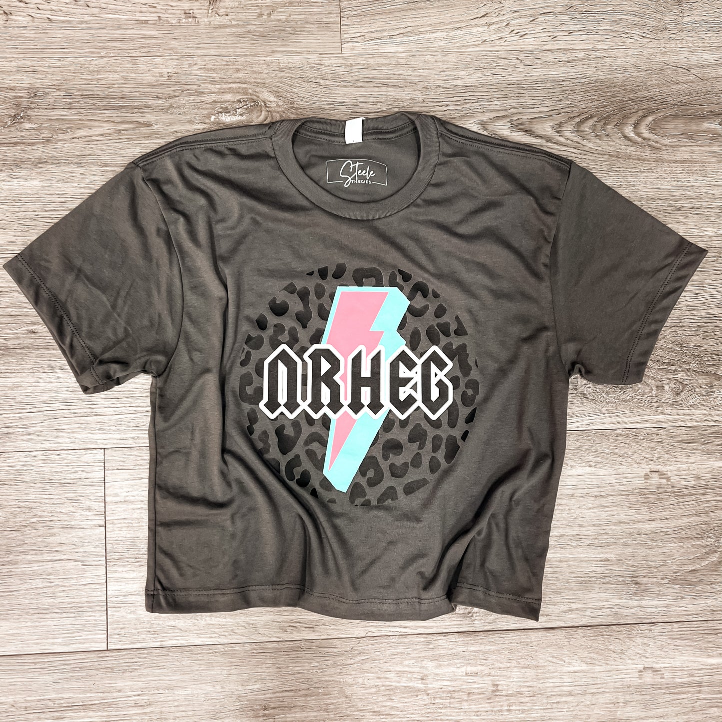 NRHEG Lightening Bolt Cropped Tee