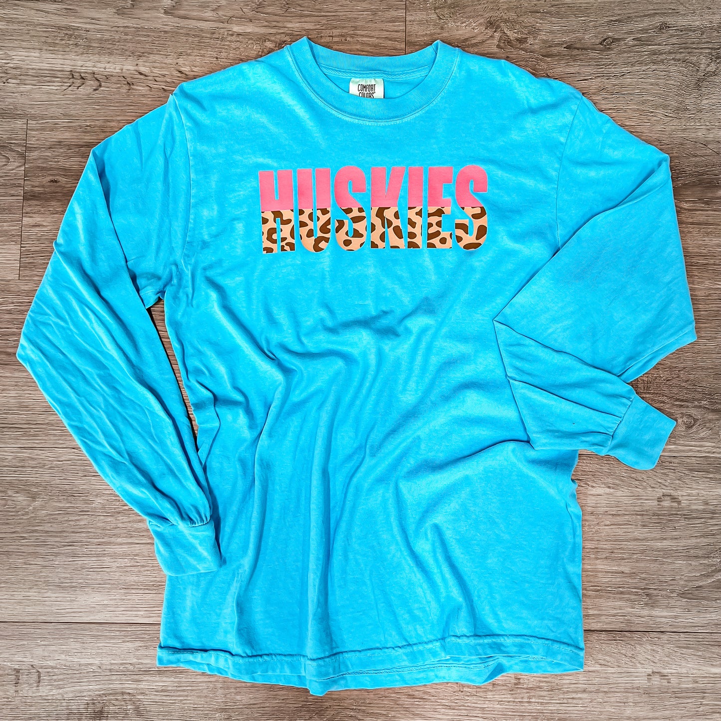 Huskies Cheetah Print Long Sleeve