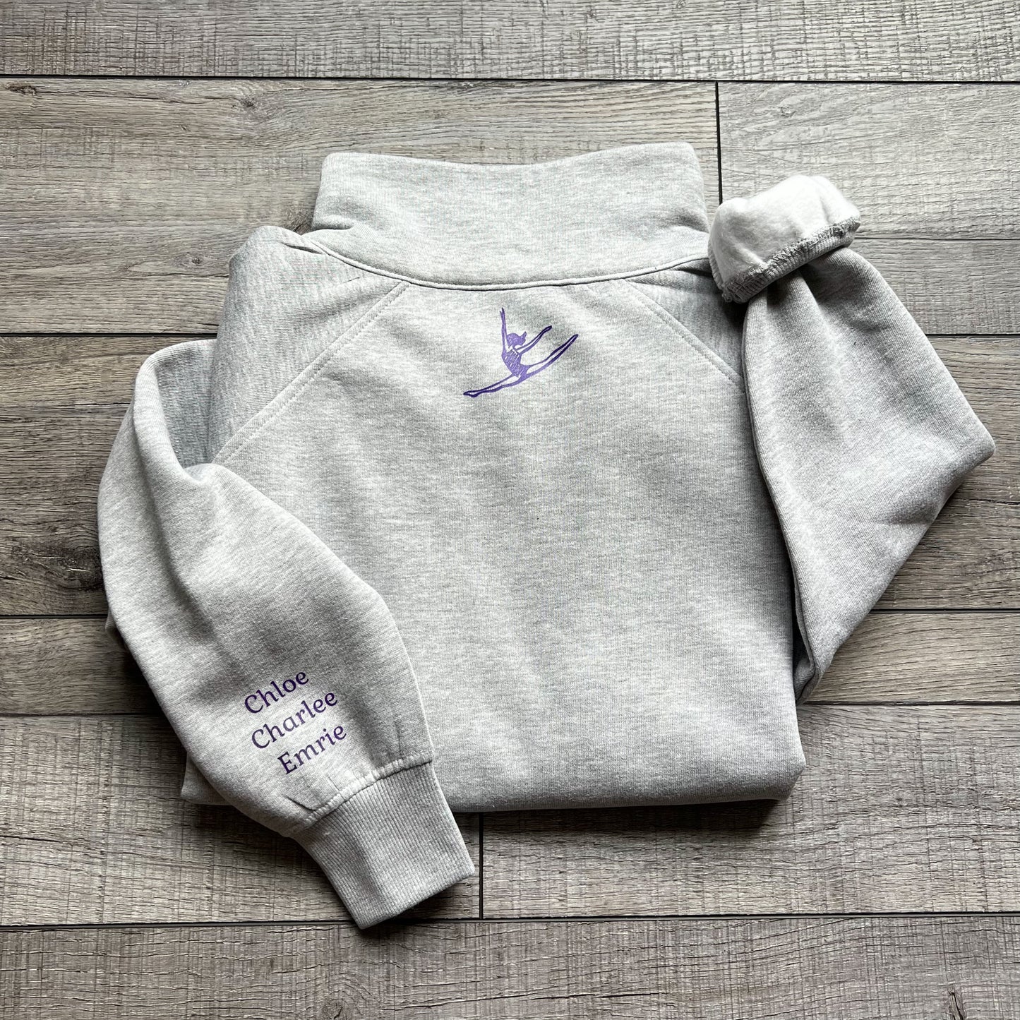 UPDS Collegiate Sweatshirt- Women’s Collared 1/2 Zip: 2 Colors
