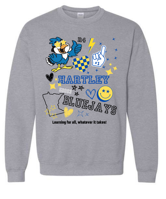 Hartley Bluejays Spirit Sweatshirt