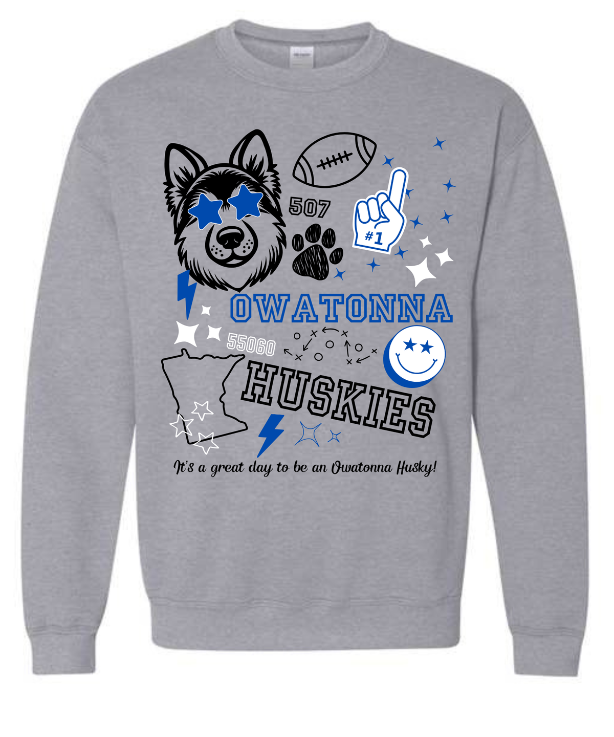 Huskies Spirit Football Sweatshirt