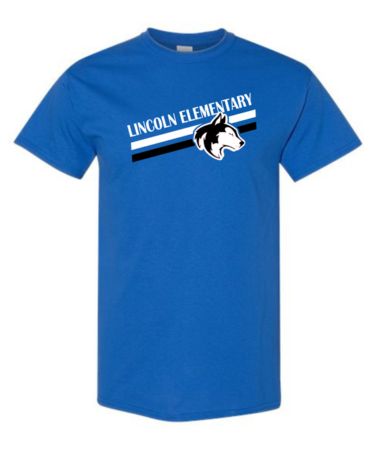 Lincoln Elementary Slant Tee- Lincoln