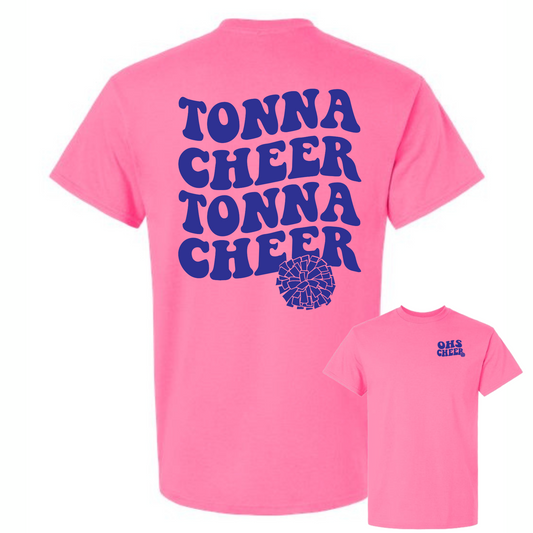 OHS Cheer Tee- Pink