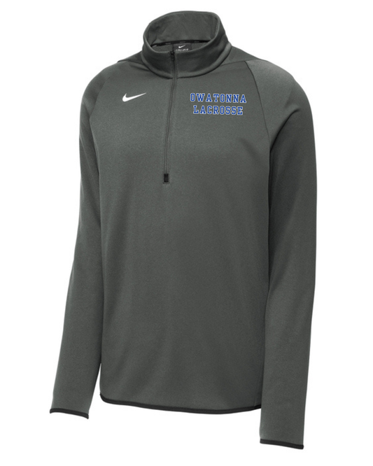 Owatonna Lacrosse Nike Quarter Zip- Grey