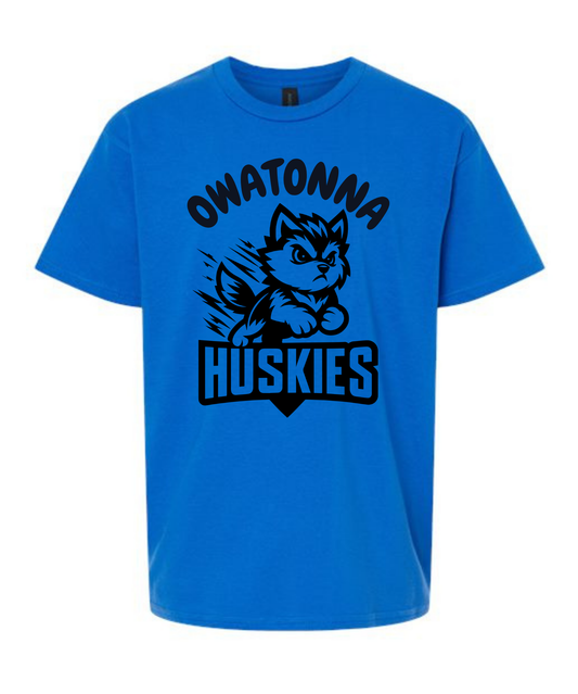 Little Owatonna Huskies Tee- McKinley