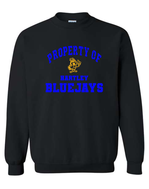 Property of Hartley BlueJays Sweatshirt