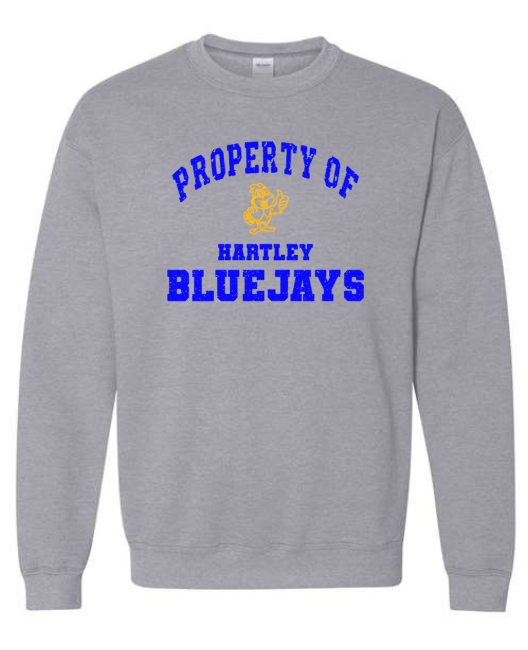 Property of Hartley BlueJays Sweatshirt