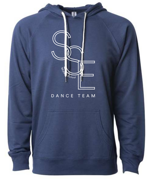 SSE Navy Double String Lightweight Hooded Sweatshirt