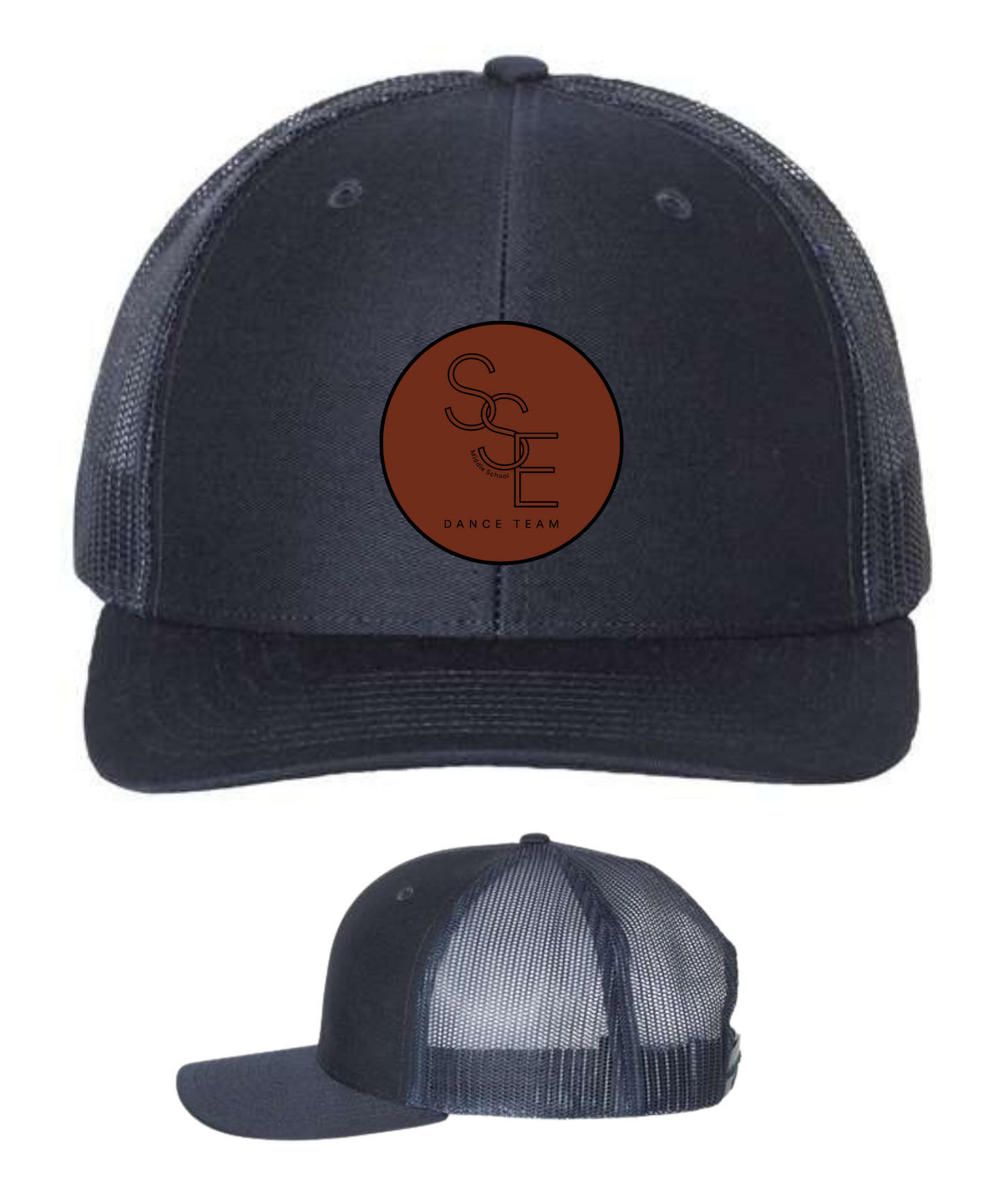 SSE Leather Patch Trucker Hat- 2 Colors