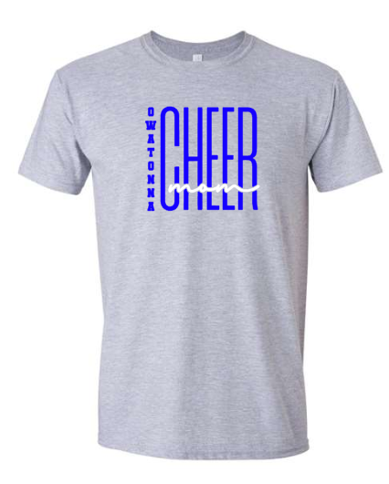 OHS Cheer Mom Tee- Grey