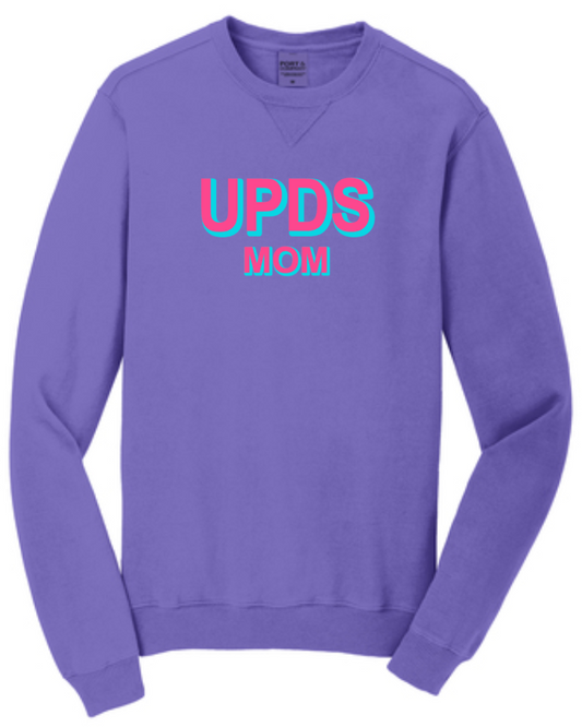 UPDS Mom- Embroidered Crew