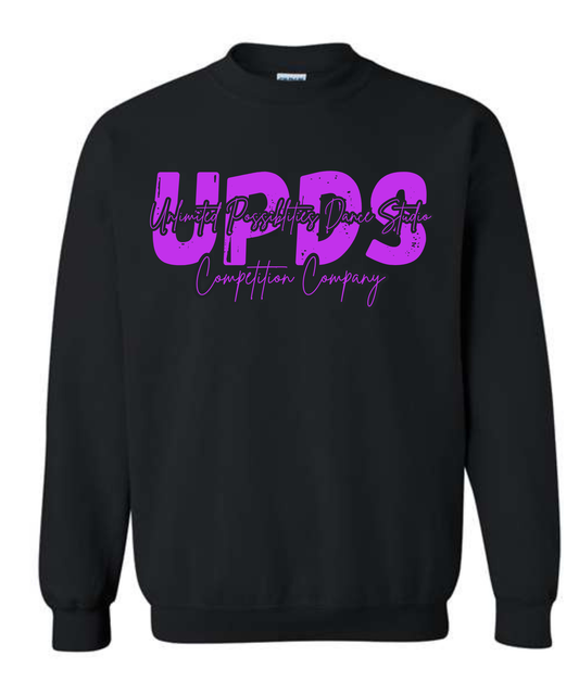 UPDS Competition Company YOUTH Black Crewneck