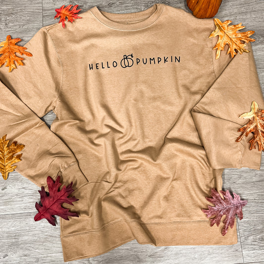 Hello Pumpkin- Sand