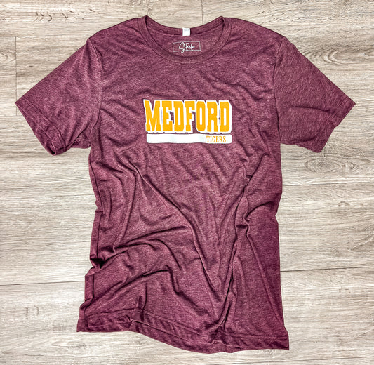 Medford Tigers Tee - Maroon